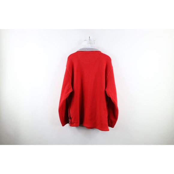 Vtg 90s Starter Mens Large Spell Out Script Ohio State University Fleece Sweater - Picture 9 of 12